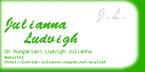 julianna ludvigh business card